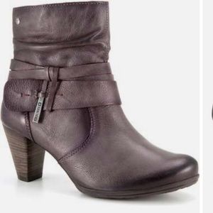 PIKOLINOS Browish Verona Lo Cow Leather Buff Finish Belted  Woman’s Boots 8.5-9